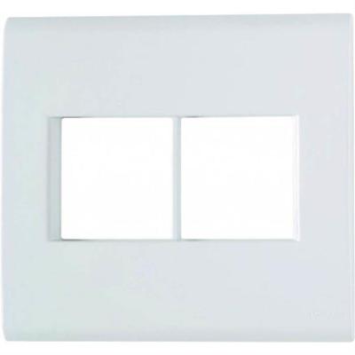 Placa Com 4 Postos Liz 4x4 - 57106-026 - Tramontina Placa 4p Liz 4x4 Tramontina 57106-026