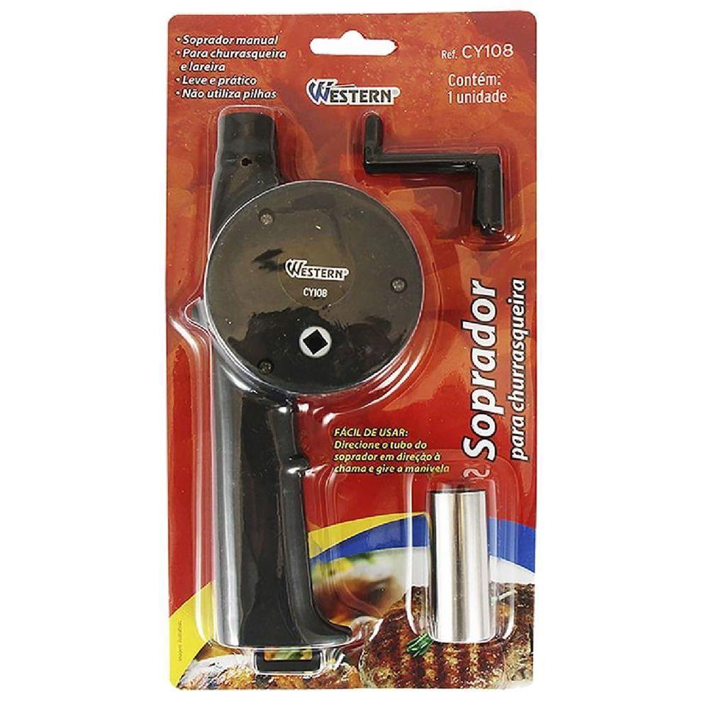 Soprador De Churrasqueira Manual - Cy108 - Western - 3