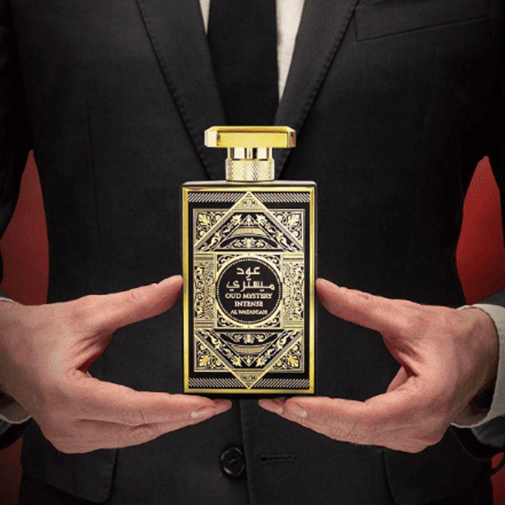 Perfume Oud Mystery Intense Al Wataniah Edt Masculino 100ml - 4