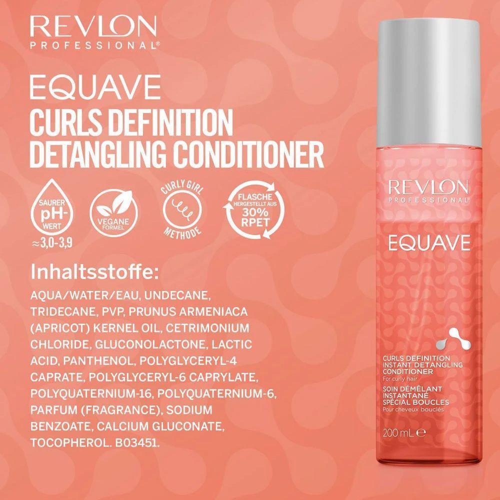 Revlon Professional Equave Curls Definition Instant Detangling Conditioner 200ml - 4