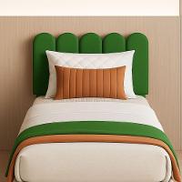 Cabeceira Solteiro Nuvem Pratica E Moderna Com 5 Placas 60cm Verde - 1