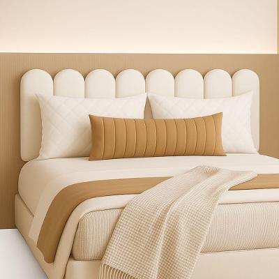 Cabeceira Queen Size Design Nuvem 45x20cm 8 Placas Em Suede Branco