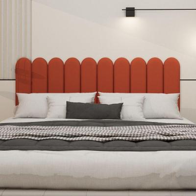 Cabeceira King Size Nuvem Pratica E Moderna 10 Placas 60cm Terracota