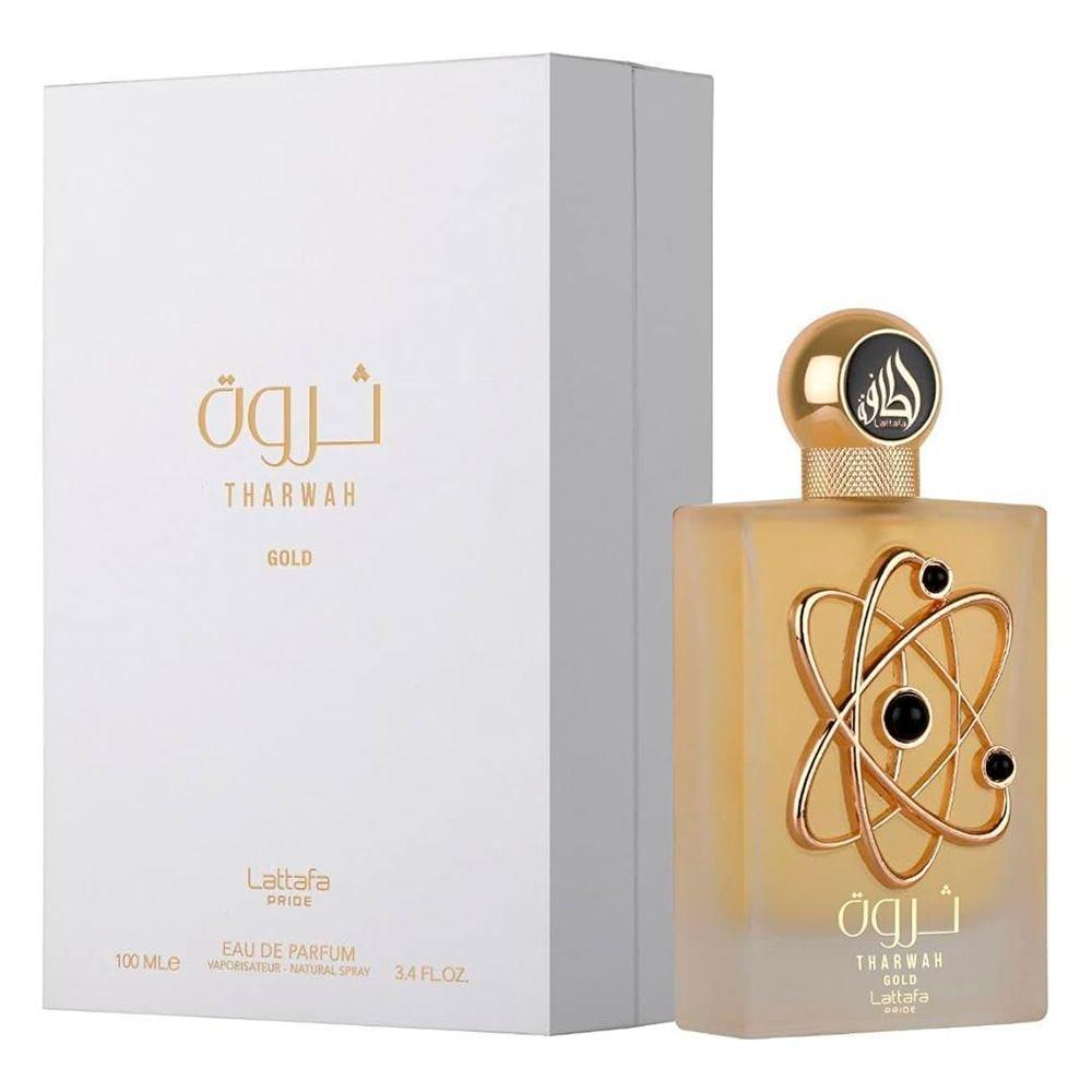 Perfume Tharwah Gold Lattafa Edp Unissex 100ml - 2