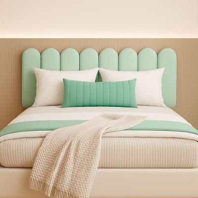 Cabeceira Queen Size Nuvem Pratica E Moderna 8 Placas 60cm Verde Claro