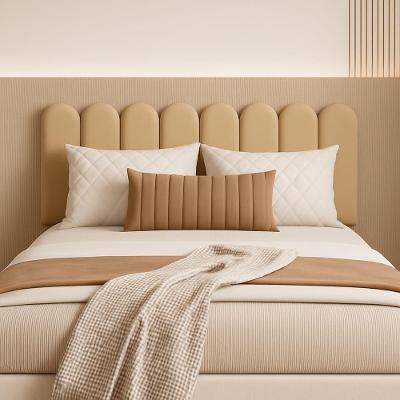 Cabeceira Queen Size Nuvem Pratica E Moderna 8 Placas 60cm Areia