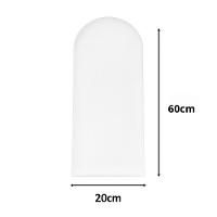 Cabeceira Nuvem Suede Queen Size Com 8 Placas Macias 60x20cm Branco - 2