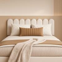 Cabeceira Nuvem Suede Queen Size Com 8 Placas Macias 60x20cm Branco - 5