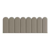 Cabeceira Nuvem Suede Queen Size Com 8 Placas Macias 60x20cm Branco - 6