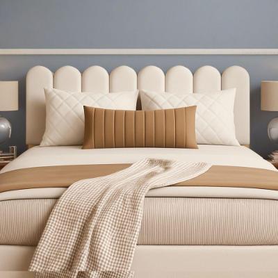 Cabeceira Nuvem Queen Size Facil Instalação 8 Placas 45x20cm Branco