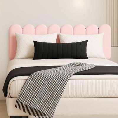 Cabeceira Queen Size Nuvem Pratica E Moderna 8 Placas 60cm Rosa Bebe