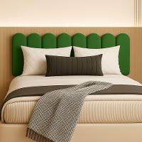 Cabeceira Queen Size Nuvem Pratica E Moderna 8 Placas 60cm Verde - 1