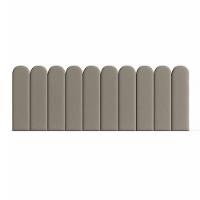 Cabeceira Nuvem Suede King Size Com 10 Placas Macias De 60cm Terracota - 6