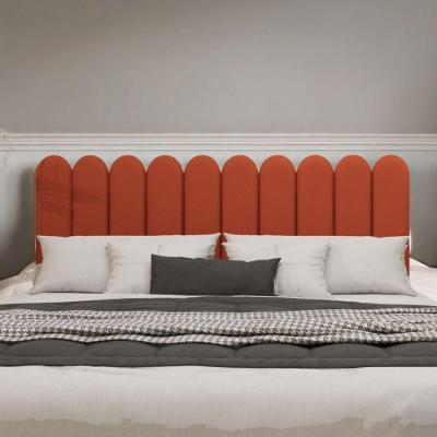 Cabeceira Nuvem King Size Facil Instalação 10 Placas 45x20cm Terracota