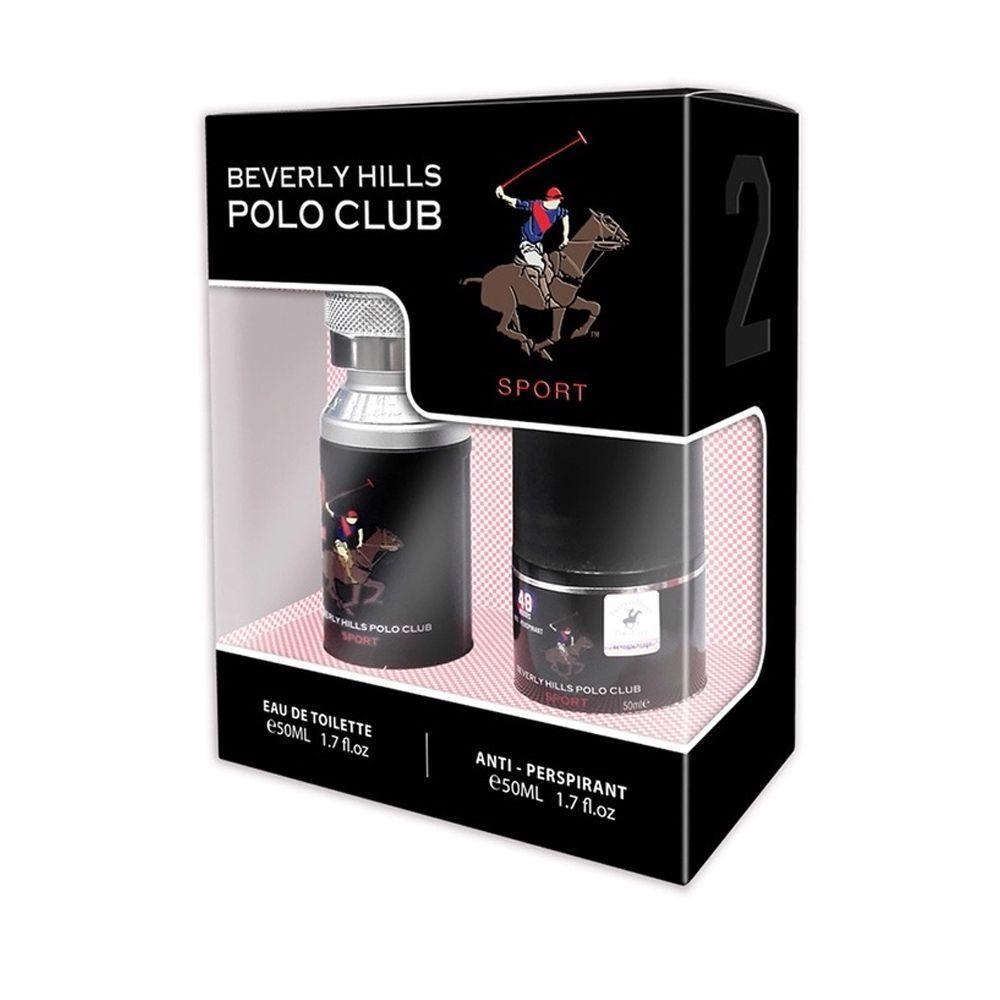 Kit Perfume Beverly Hills Polo Club Sport 2 Men 50ml + Deodorant Roll On - 1
