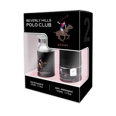 Kit Perfume Beverly Hills Polo Club Sport 2 Men 50ml + Deodorant Roll On