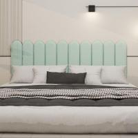 Cabeceira King Size Nuvem Pratica E Moderna 10 Placas 60cm Verde Claro - 1