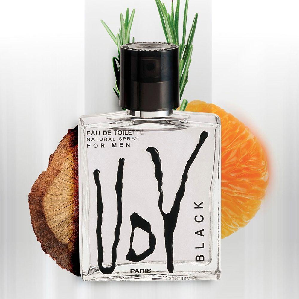 Perfume Udv Black Ulric De Varens Eau De Toilette Masculino 100ml - 3