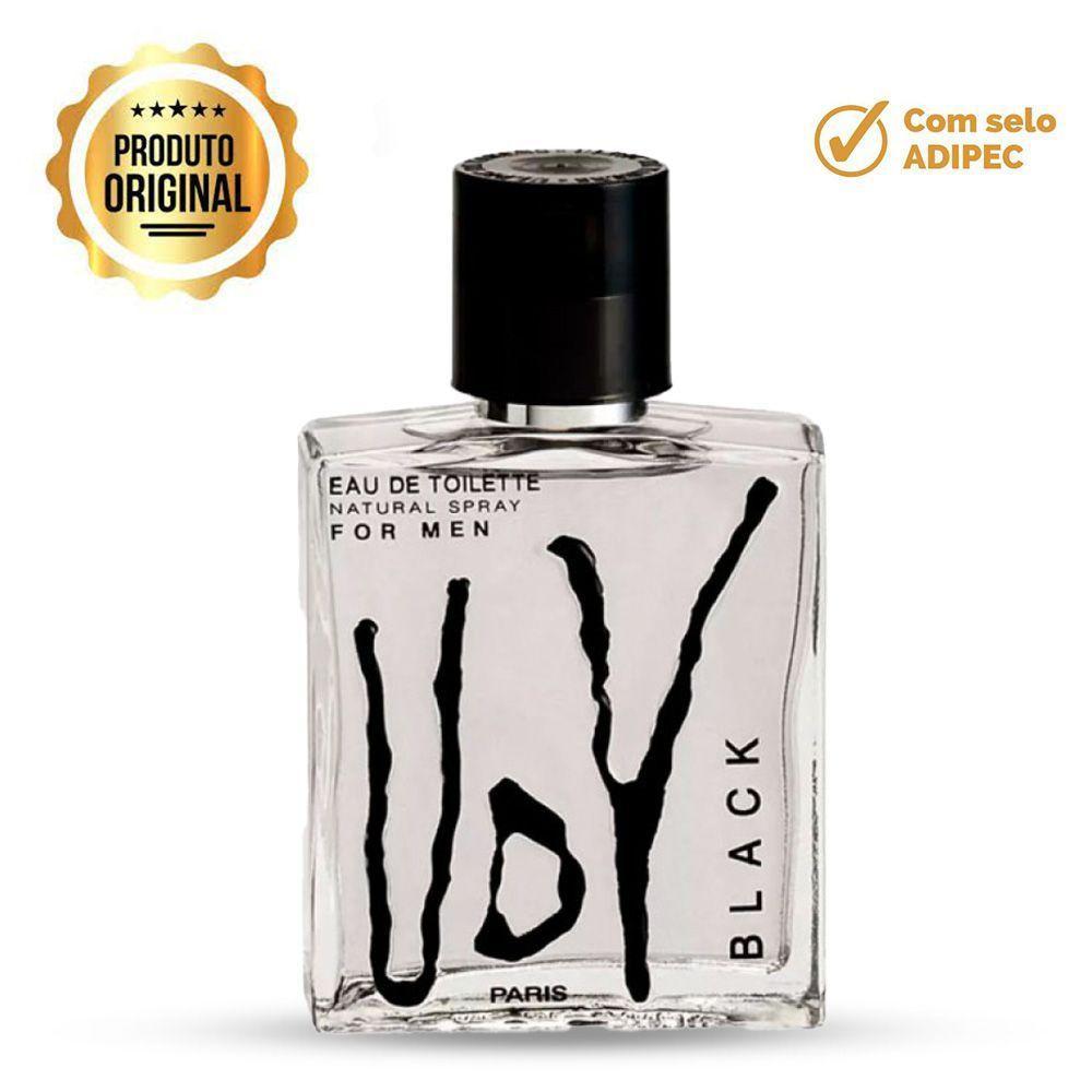 Perfume Udv Black Ulric De Varens Eau De Toilette Masculino 100ml - 5