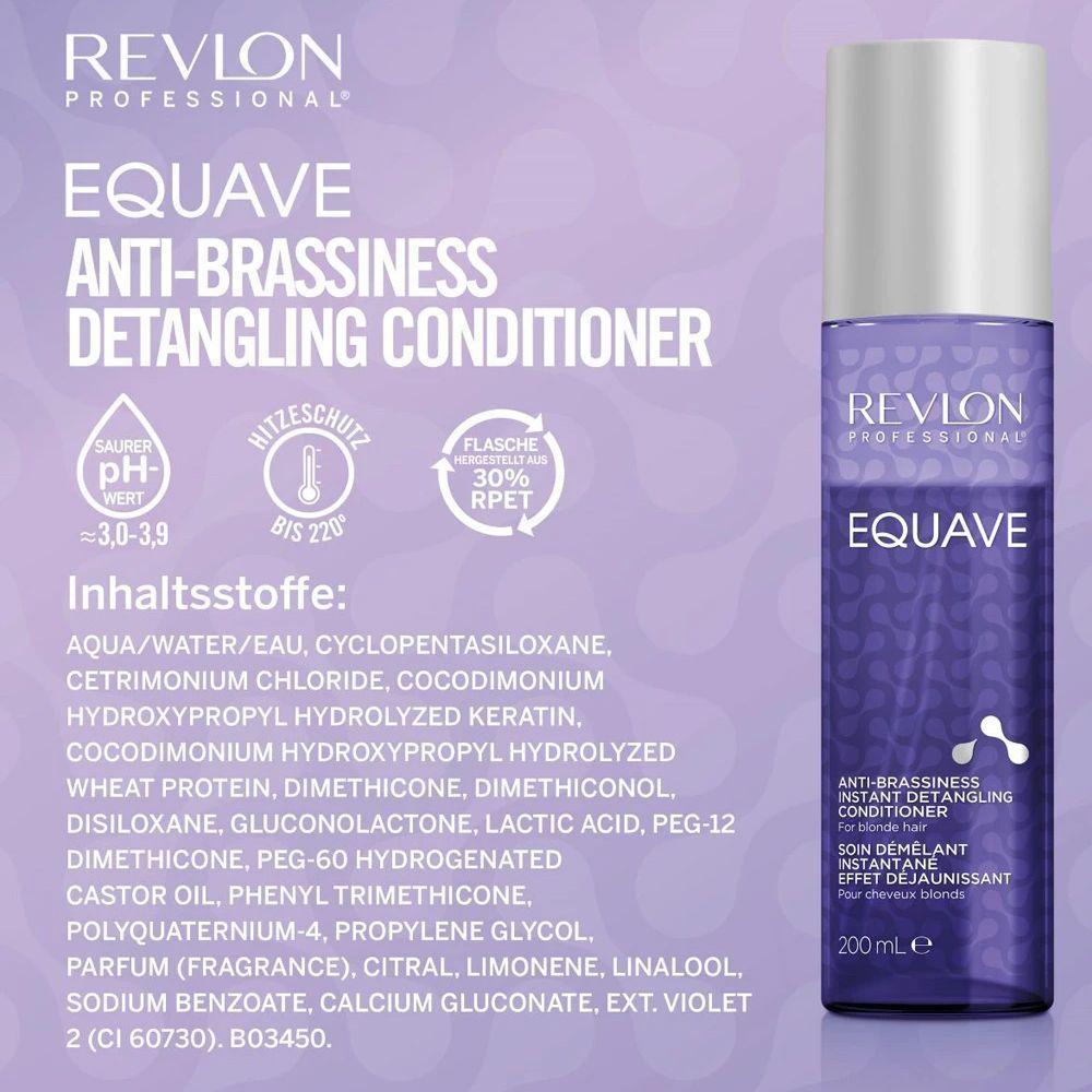 Revlon Professional Equave Anti-brassiness Instant Detangling Conditioner 200ml - 5