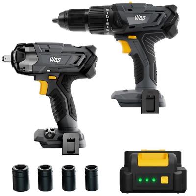 Kit Parafusadeira E Chave De Impacto WAP K21 KT01