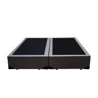 Cama Box Casal Bipartido Xerife Móveis Sintético Marrom 40x138x188 - 2