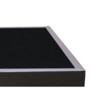 Cama Box Casal Bipartido Loja Xerife Sintético Marrom 40x138x188 - 2