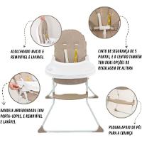 Cadeira De Alimentação Galzerano Para Bebê Alta Nick 5025 Até 23kg Sand - 3