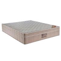 Cama Box Baú Queen Suede Bipartido + Colchão Ortobom Airtech Molas Ensacadas 158x198x65 Preto - 2