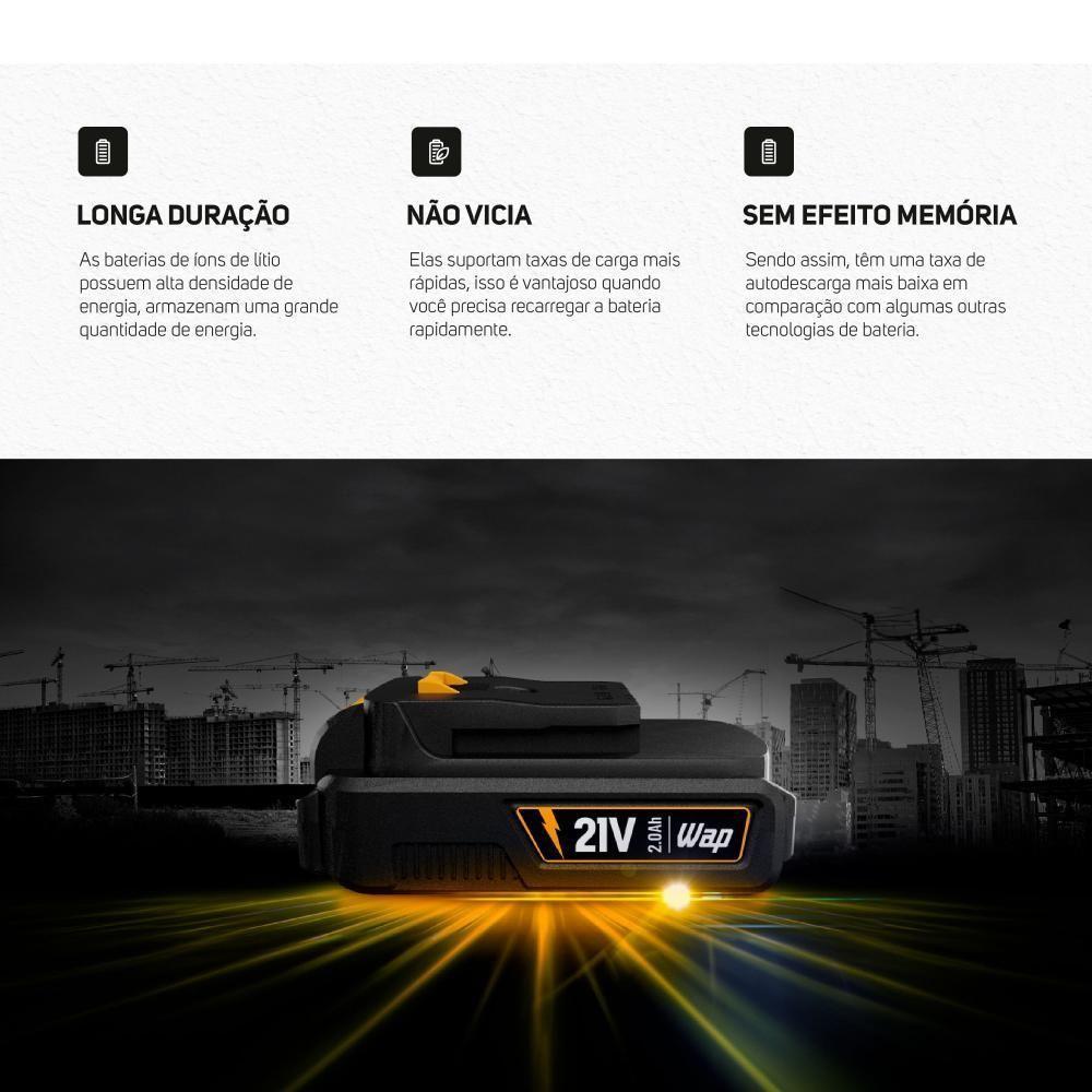 Bateria 21V WAP K21 BT02 - 10