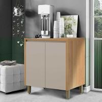 Balcão Cozinha 2 Portas 80cm Allure Jequitibá-gris Repleta - 1