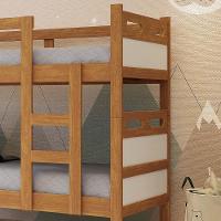 Beliche Solteiro Com Escada E Cabeceira Nature Off White - 5