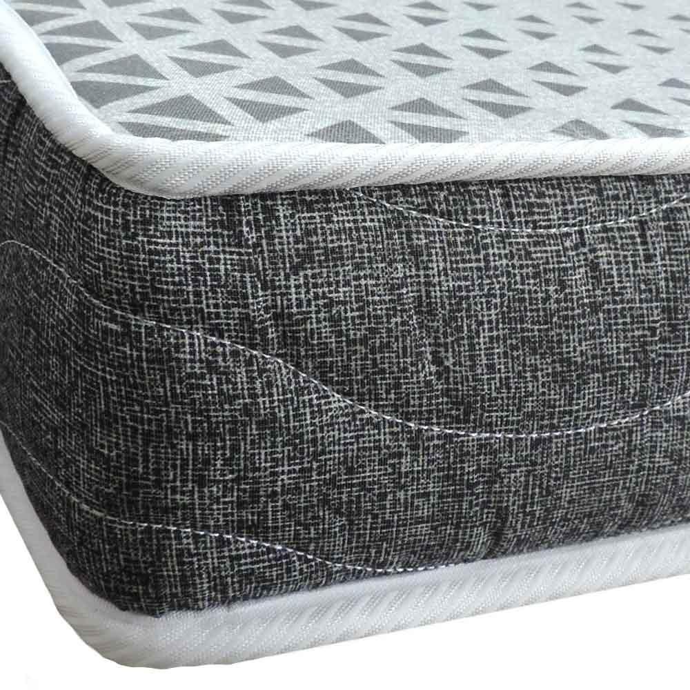 Colchão Solteiro Espuma D20 0.88 Branco Preto Guarda Costas - 3
