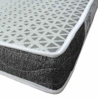 Colchão Solteiro Espuma D20 0.88 Branco Preto Guarda Costas - 2