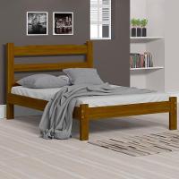 Cama De Casal Madeira Maciça Esmeralda Imbuia - 4