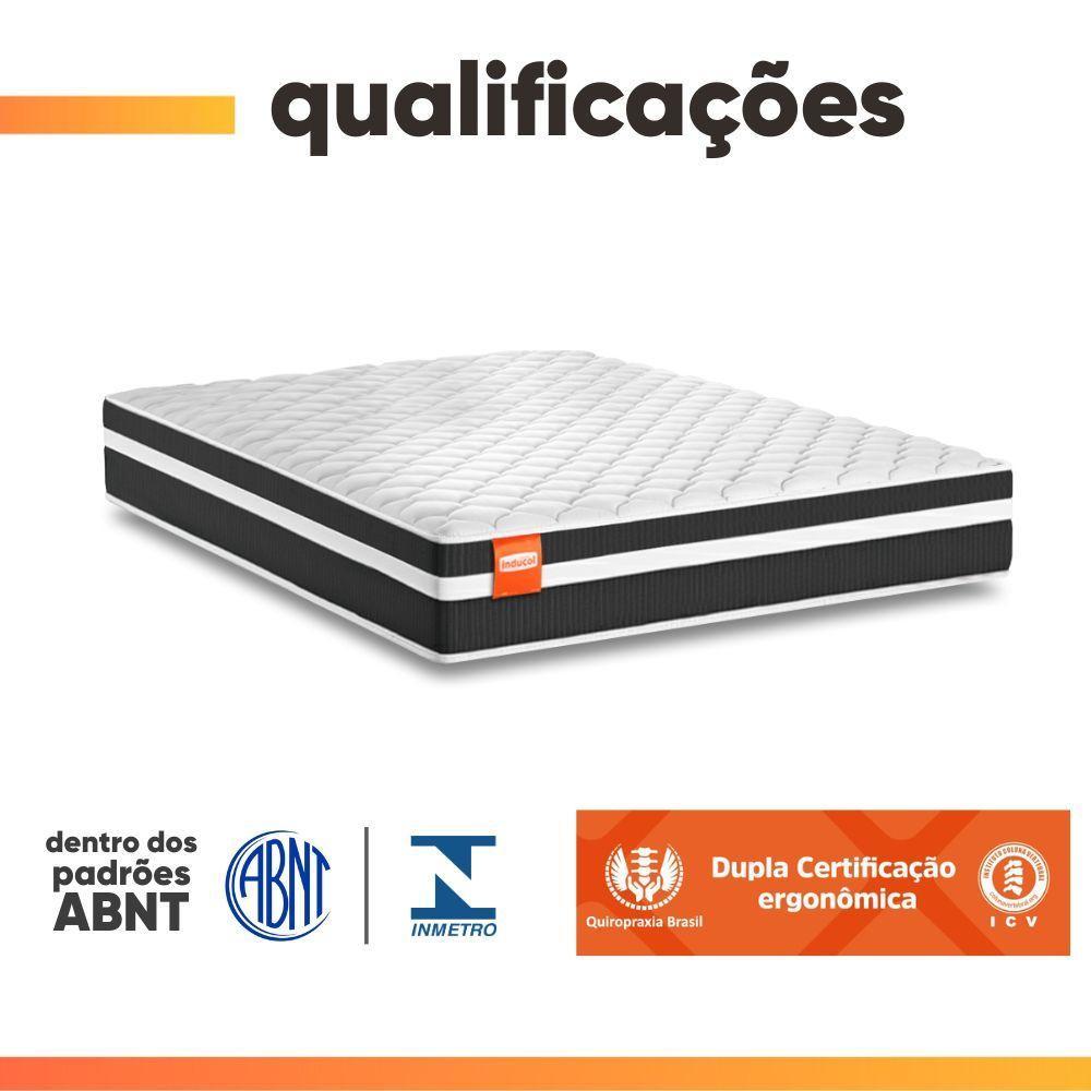 Cama Box Baú Casal Molas Ensacadas Bali 138x188x63cm Preto - 6