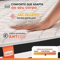 Cama Box Baú Casal Molas Ensacadas Bali 138x188x63cm Preto - 5