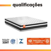 Cama Box Baú Casal Molas Ensacadas Bali 138x188x63cm Preto - 6