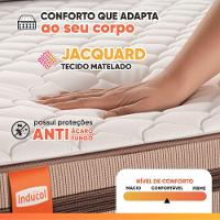 Cama Box Baú Casal Molas Ensacadas Bali 138x188x63cm Bege - 5