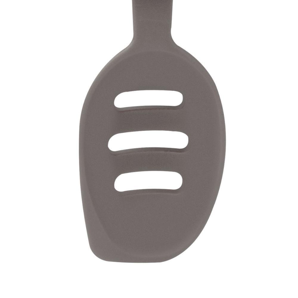 Colher Para Servir Vazada Softta Em Silicone Cinza - Tramontina 25853160 - 6