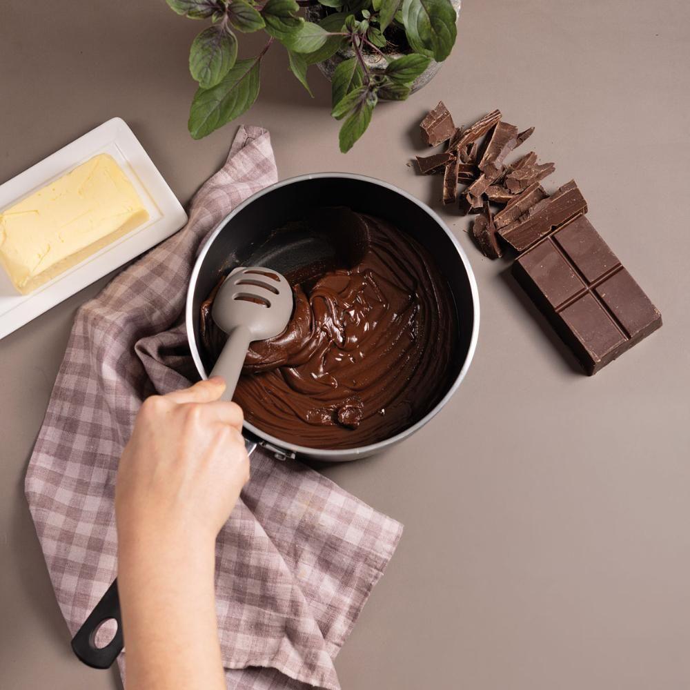 Colher Para Servir Vazada Softta Em Silicone Cinza - Tramontina 25853160 - 9