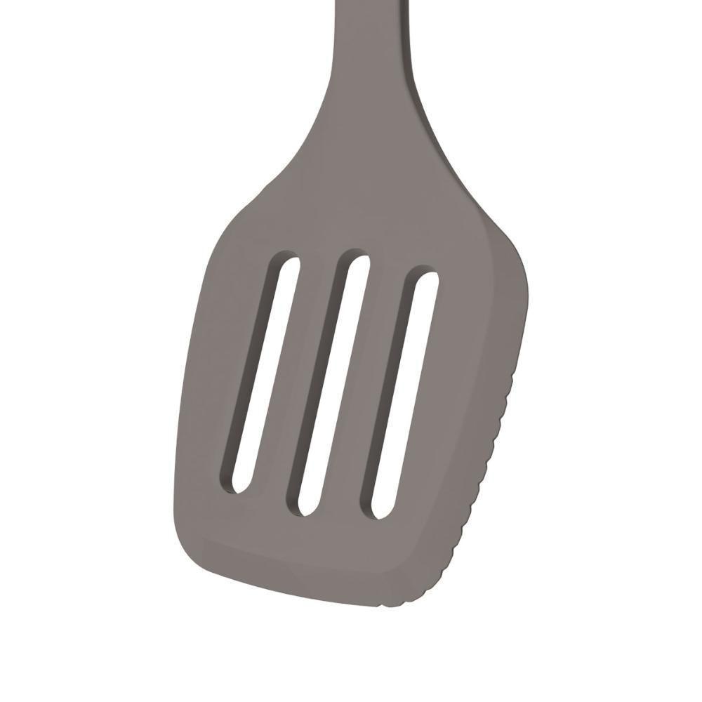 Espátula Vazada Softta Em Silicone Cinza - Tramontina 25850160 - 6