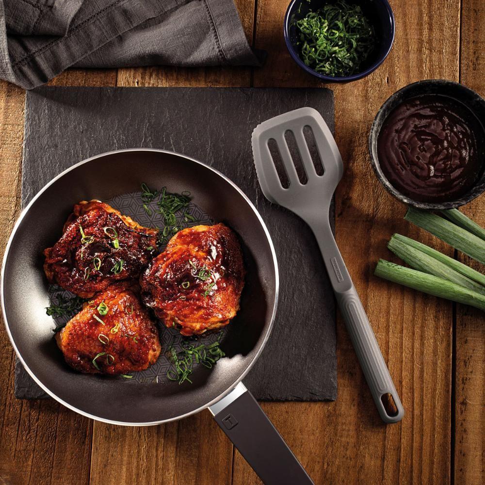 Espátula Vazada Softta Em Silicone Cinza - Tramontina 25850160 - 9