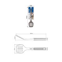 Espátula Vazada Softta Em Silicone Cinza - Tramontina 25850160 - 3