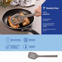 Espátula Vazada Softta Em Silicone Cinza - Tramontina 25850160