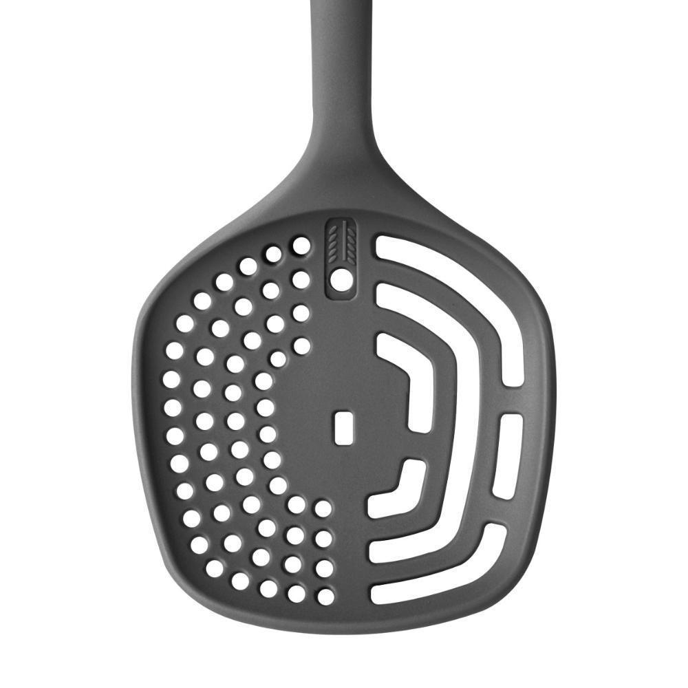 Escumadeira Espumadeira Com Furo Verano Bojo Nylon E Cabo Polipropileno Ônix - Tramontina 25573130 - 4