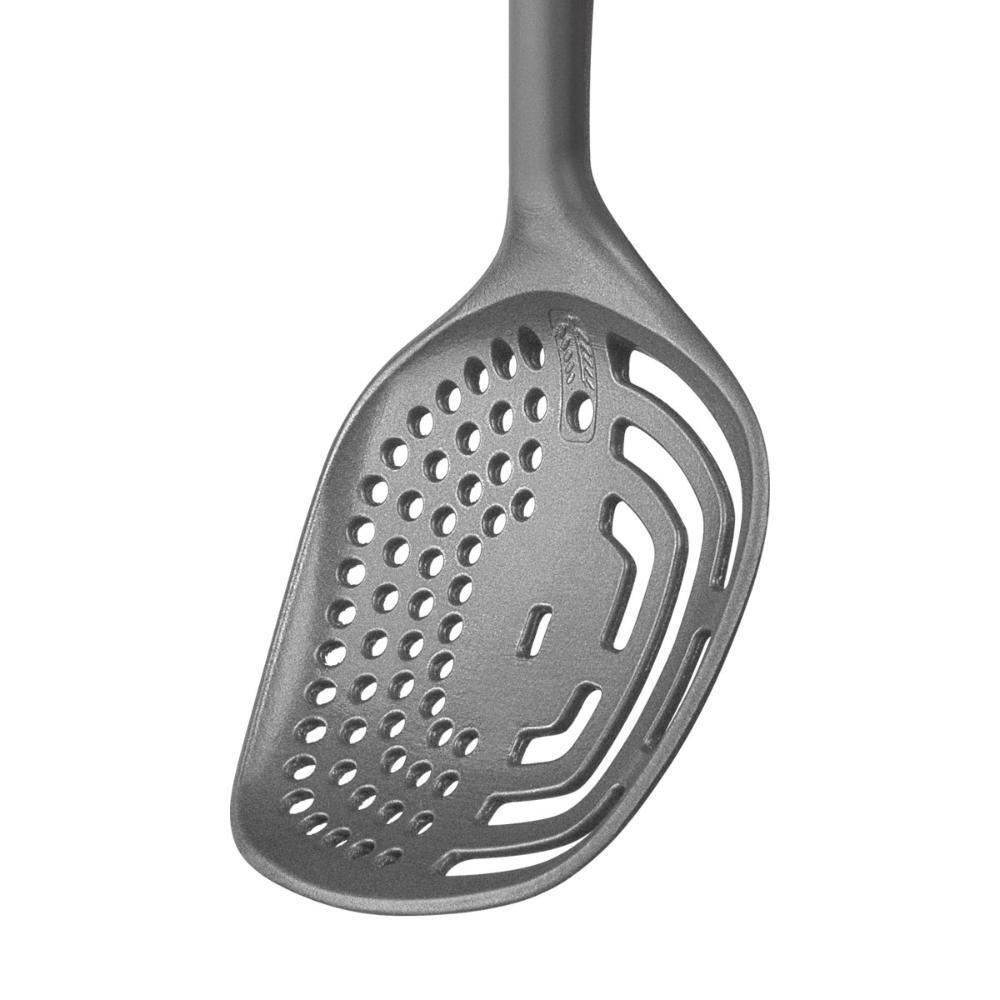 Escumadeira Espumadeira Com Furo Verano Bojo Nylon E Cabo Polipropileno Ônix - Tramontina 25573130 - 5