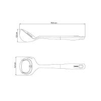 Concha Verano Com Bojo Em Nylon E Cabo De Polipropileno Ônix - Tramontina 25572130 - 3