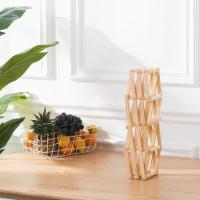 Adega Retratil Rack Vinhos Madeira Suporte Porta 6 Garrafas Bebidas Prateleira Mesa Bancada Dobravel - 6