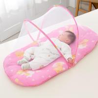 Berco Mosquiteiro Barraca Mini Cama Colchonete Bebe Tenda Portatil Colchao Dobravel Ninho Infantil